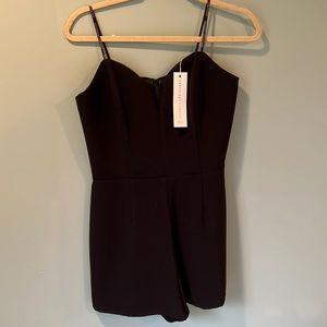 Amanda Uprichard Black Romper